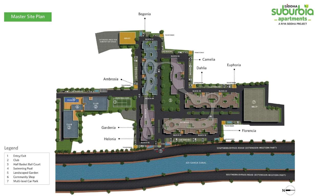 siddha suburbia Master Plan