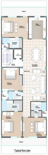  350-sqyds-gupta-ji-associates-imperial-builder-floor 350 Sqyds Gupta Ji Associates Imperial Builder Floor Typical Cluster Plan