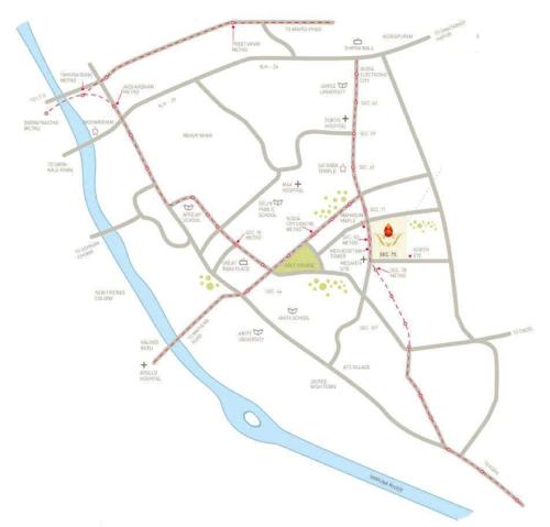 Location Plan the-jewel-of-noida-phase-ii Location Plan