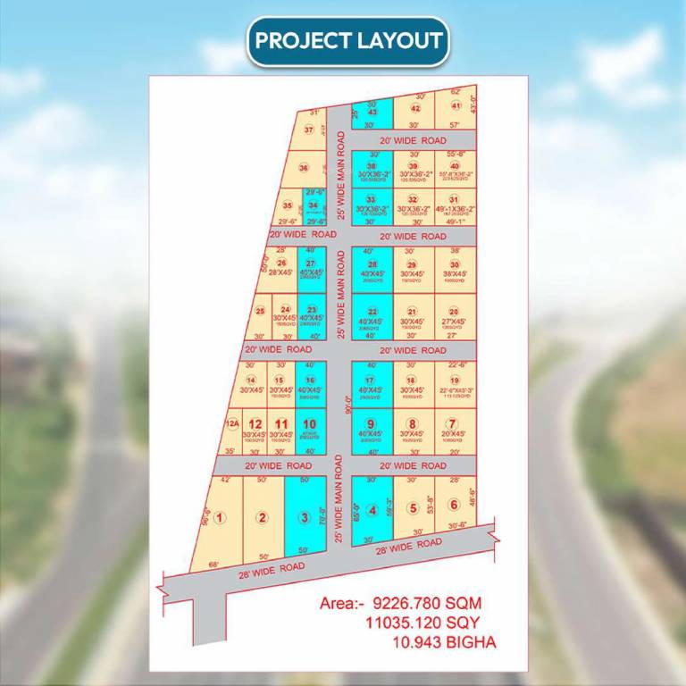 express green city Layout Plan