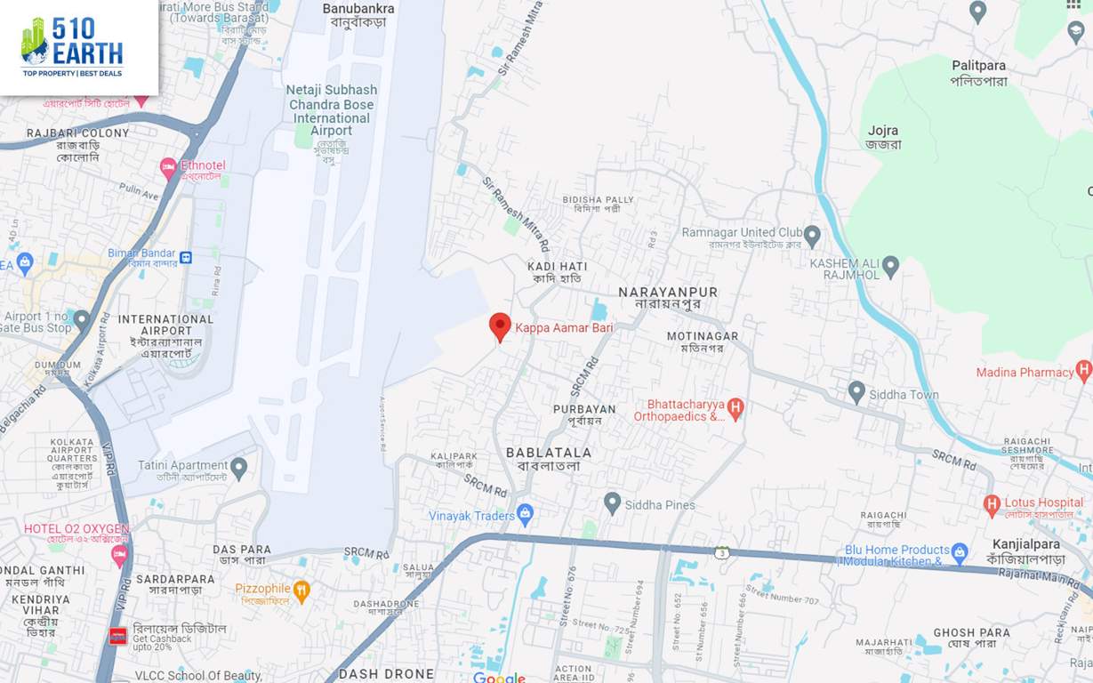  kappa aamar bari Location Plan