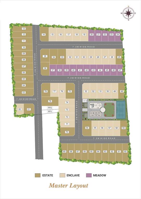  avenue one Layout Plan