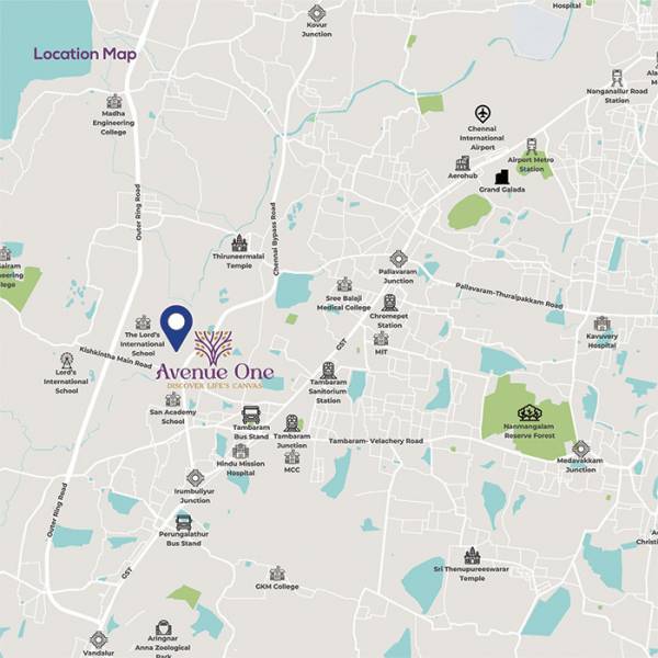  avenue-one Location Plan