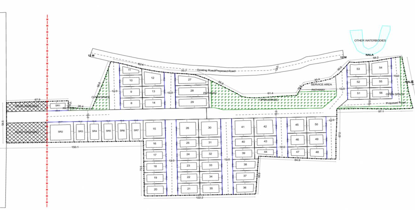  the grand sanskruti extention Layout Plan
