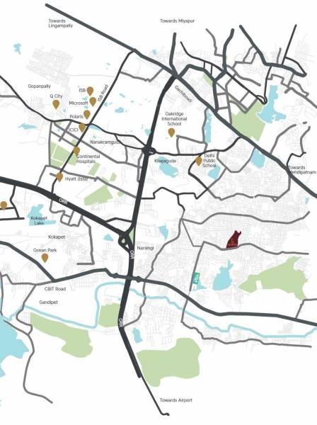 Location Plan the-legacey-by-ananda-homes Location Plan
