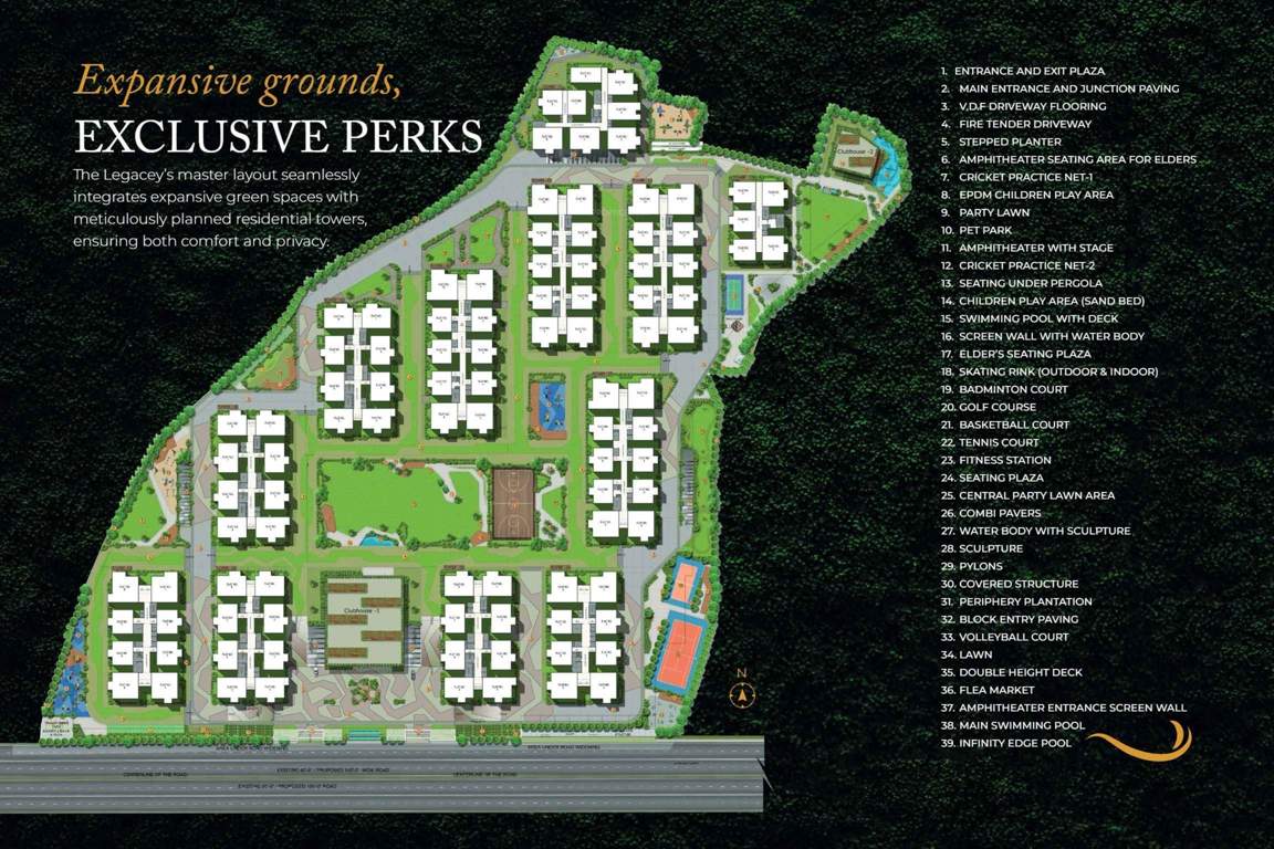  the legacey by ananda homes Master Plan