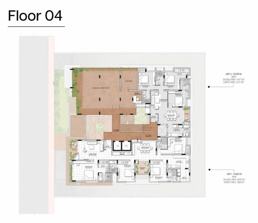  the arc flats The ARC Flats Cluster Plan for 4th Floor
