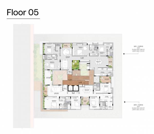  the-arc-flats The ARC Flats Cluster Plan for 5th Floor
