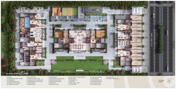  rishv-octavia Block A To G Ground Cluster Plan