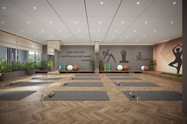  rishv-octavia Yoga/ Meditation Area