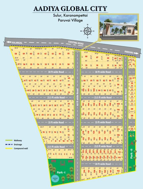  global city Layout Plan
