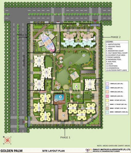 Layout Plan the-golden-palms-tower-a-b-l-m-n Layout Plan