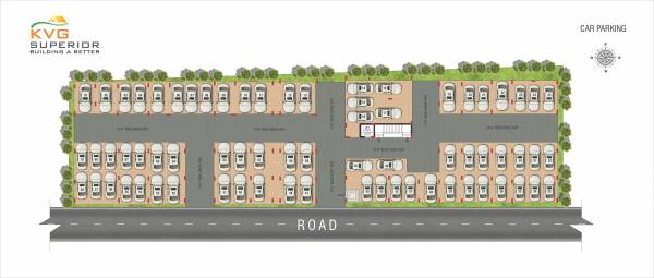  superior KVG Superior Car Parking Cluster Plan