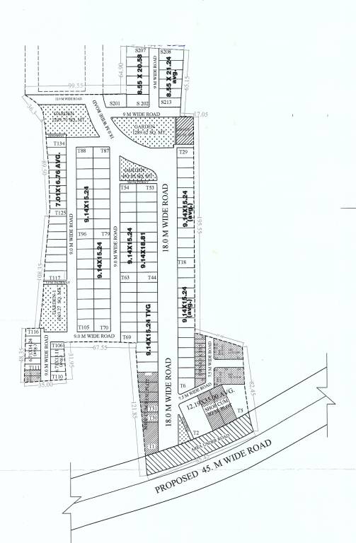 safal garden city tulip Layout Plan