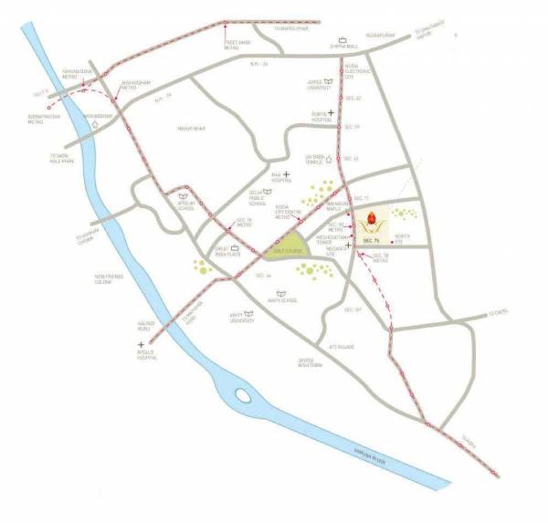 Layout Plan the-jewel-of-noida-phase-i Layout Plan