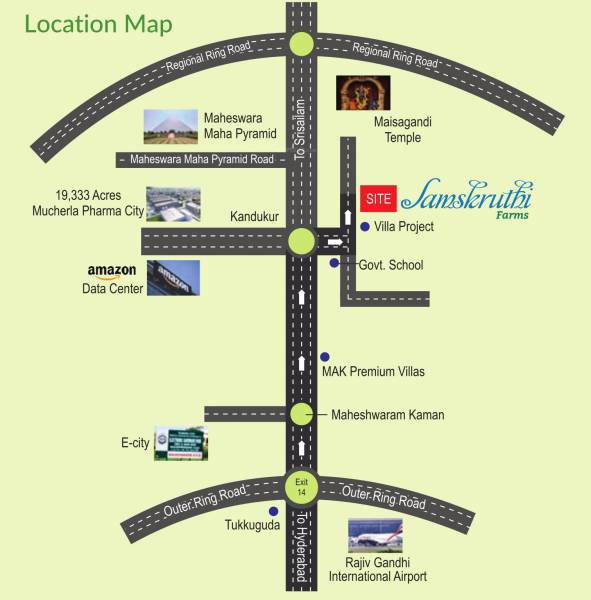  samskruthi-farms Location Plan