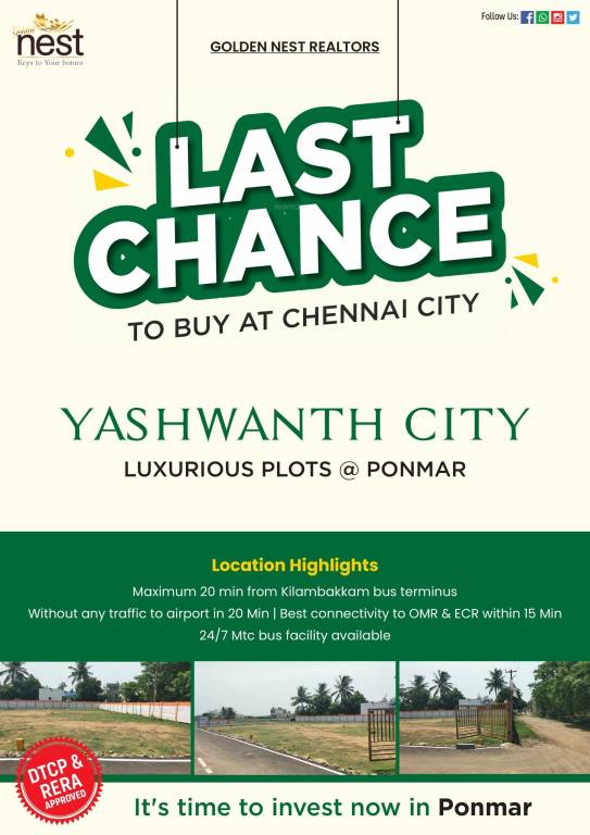  yashwanth city Plot