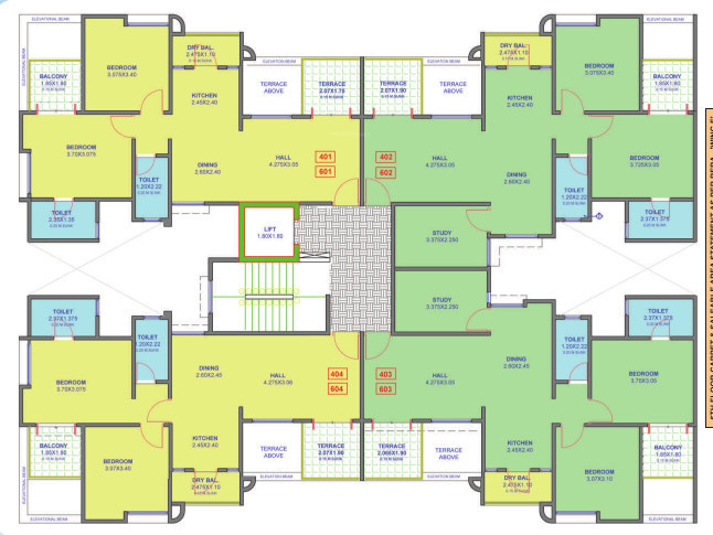  dreams rakshak Dreams Rakshak Wing F Cluster Plan