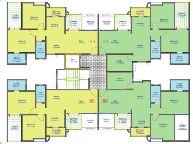  dreams rakshak Dreams Rakshak Wing F Cluster Plan