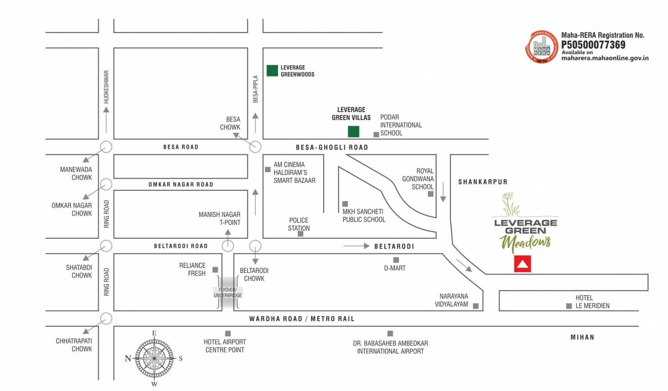 green meadows Location Plan