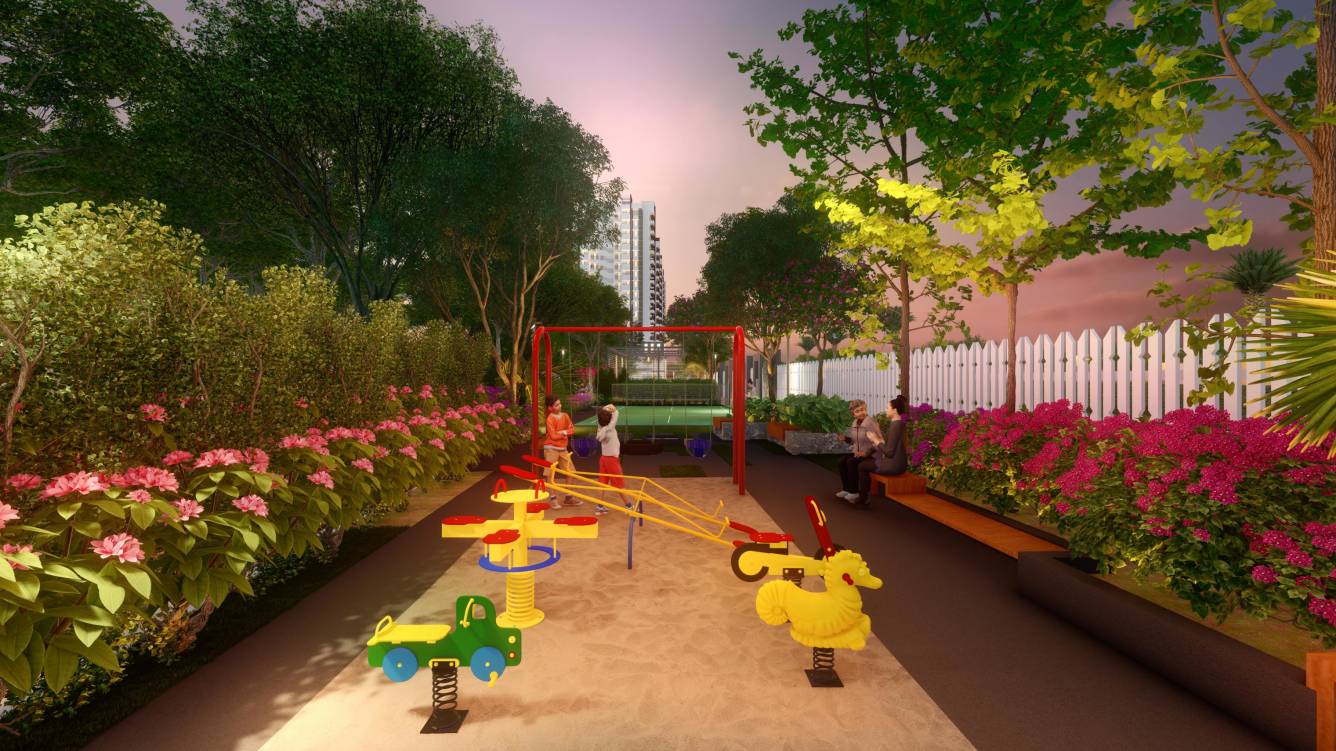 green meadows Children's play area