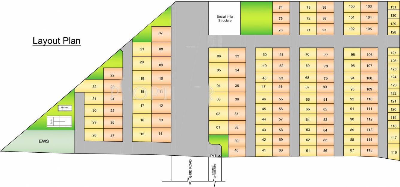  modi golden county Layout Plan