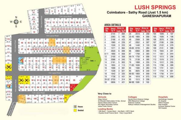  lush-springs Layout Plan