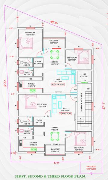  jothi-lingaa-flats Jothi Lingaa Flats Cluster Plan For Typical Floor Plan