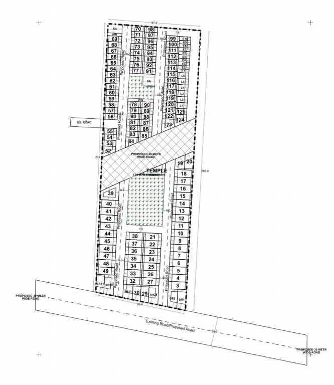  devkrapa corridor Layout Plan