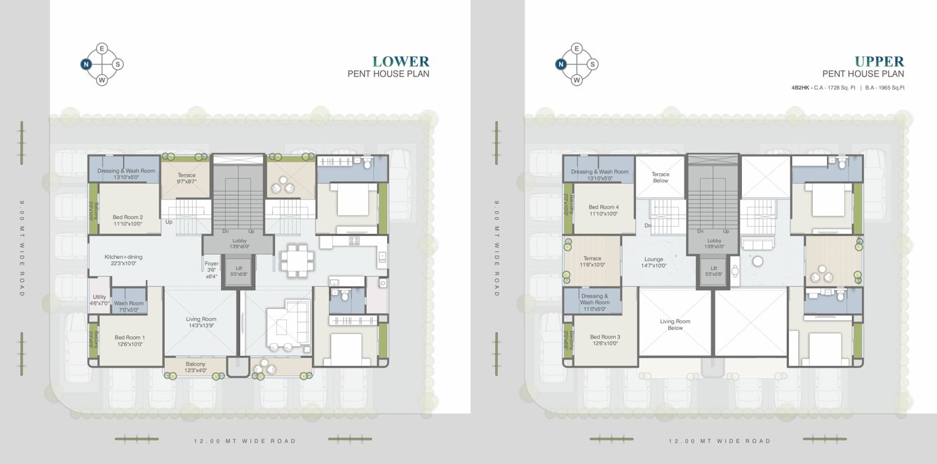  nand 22 Shree Nand 22 Cluster Plan for 6th Floor