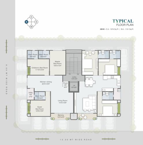  nand-22 Shree Nand 22 Cluster Plan from 1st to 5th Floor