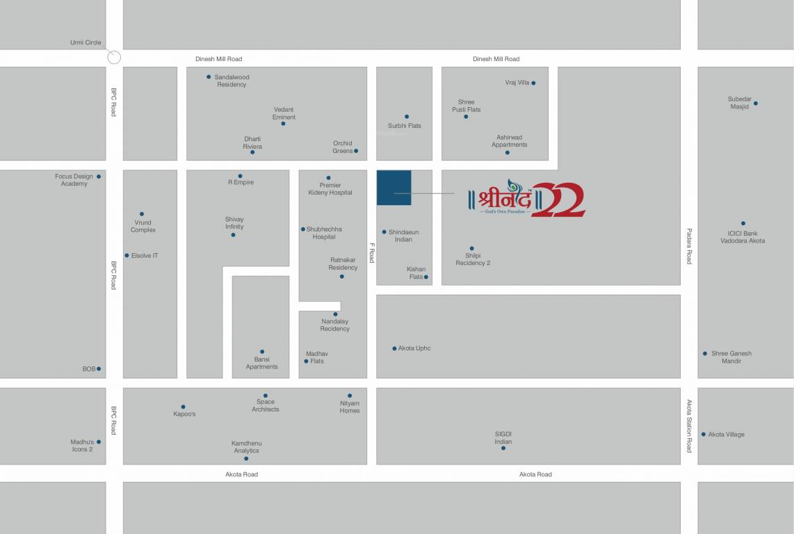  nand 22 Location Plan