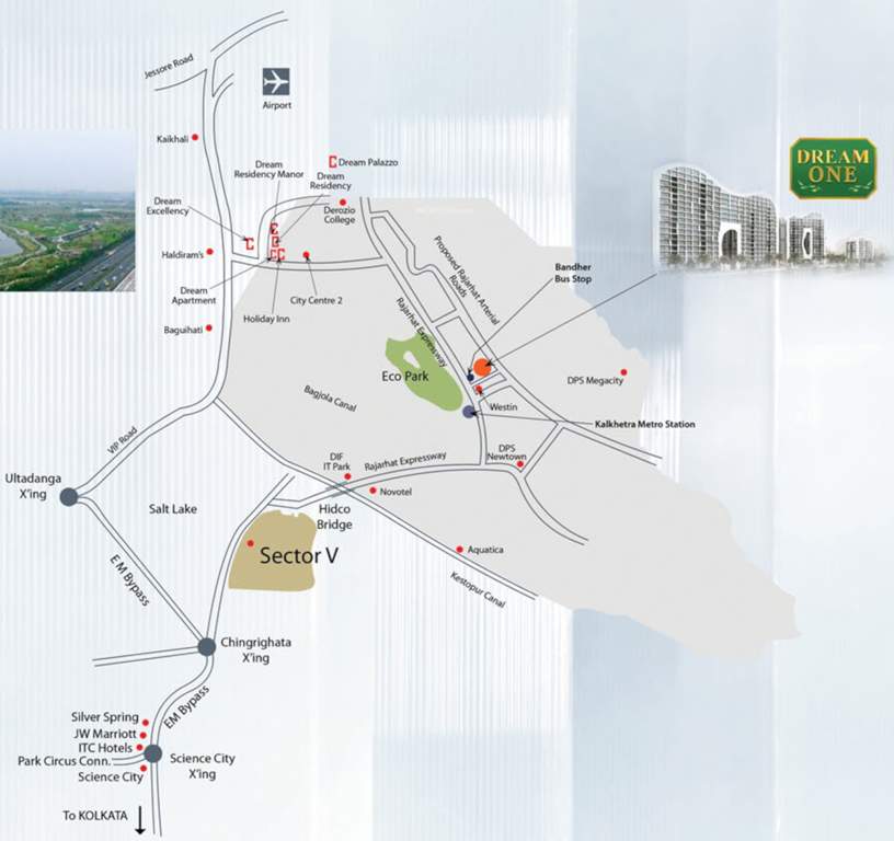  dream one block 1 & 2 Location Plan