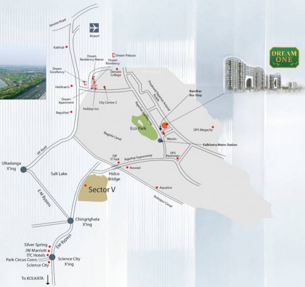  dream-one-block-3-&-4 Location Plan