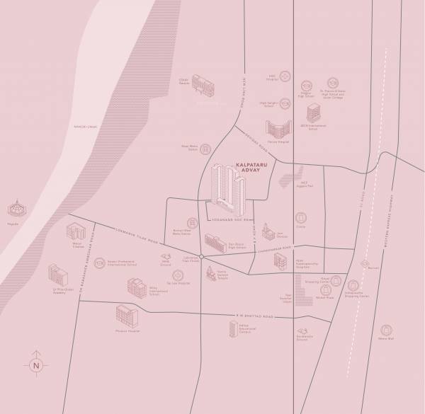  kalpataru-advay Location Plan