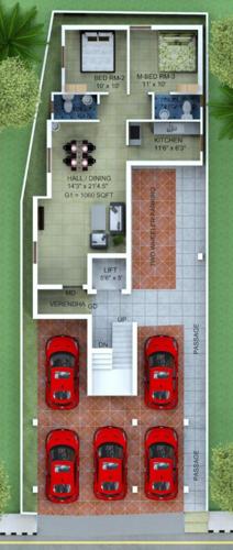  praneha-gardenia-ambattur Happy Praneha Gardenia Cluster Plan for ground Floor