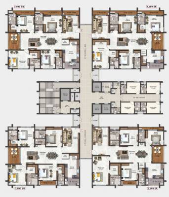  skymarq Block E Cluster Plan Typical Floor Plan