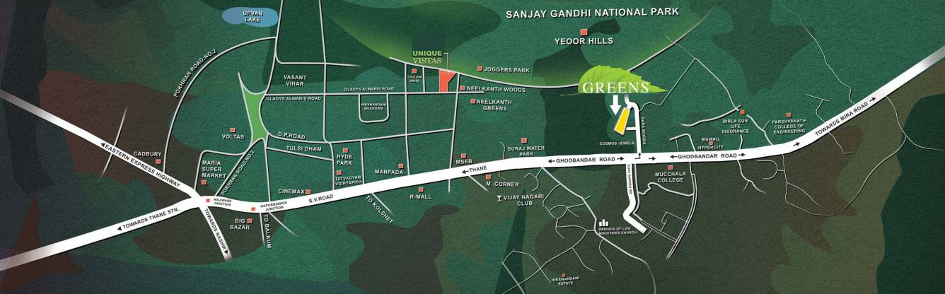  greens Location Plan