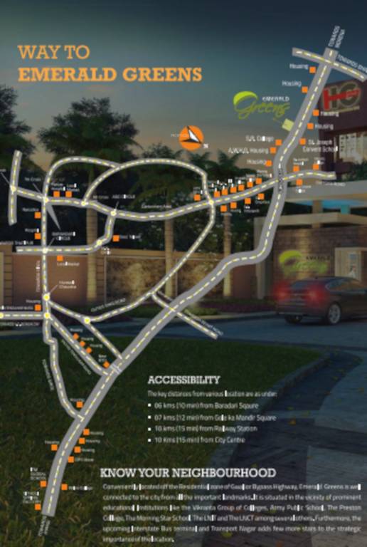 emerald greens Location Plan