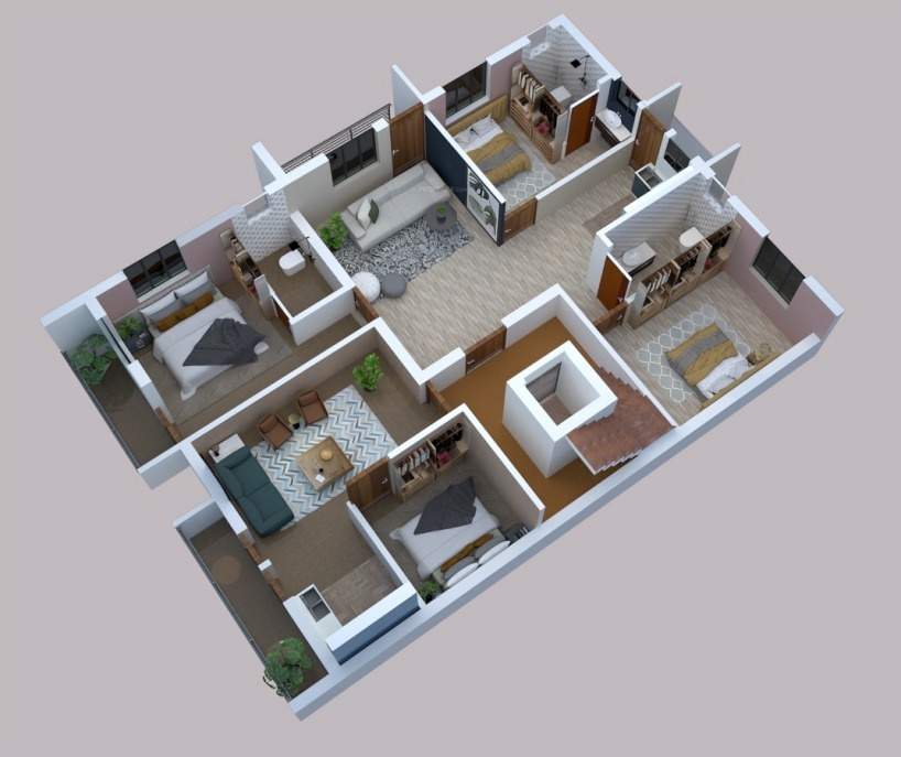  anjalai avenue Anjalai Avenue Cluster Plan from 1st to 3rd Floor