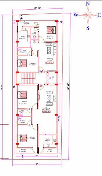  thamarai Thamarai Cluster Plan from 1st to 3rd Floor