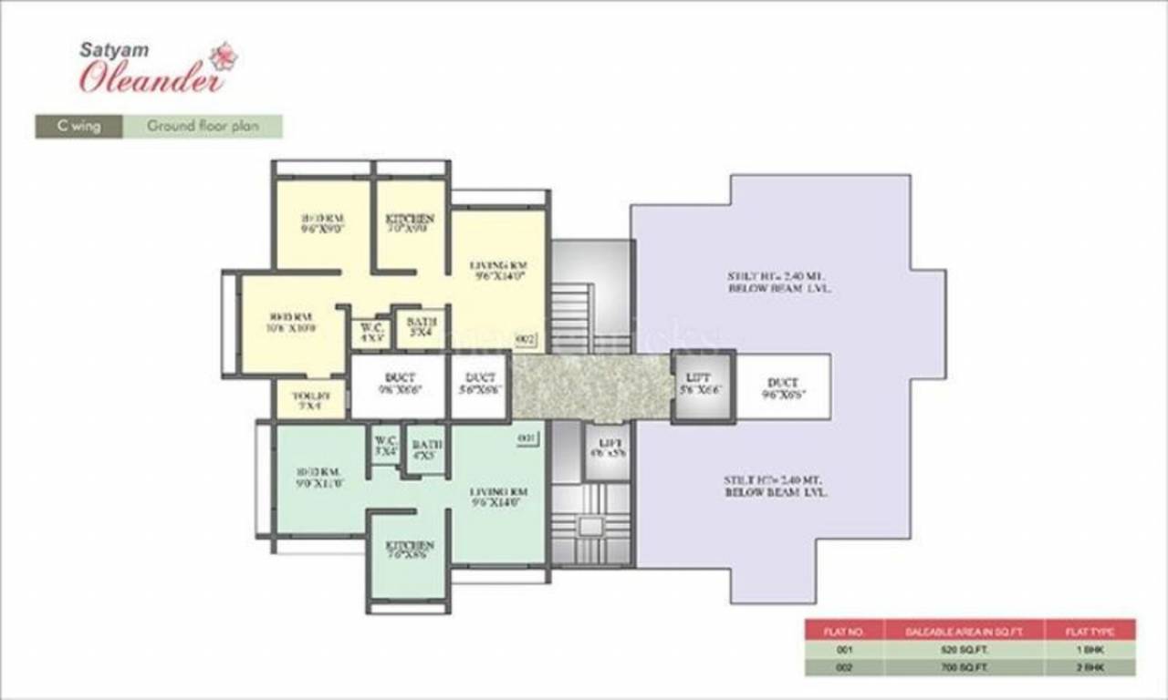  oleander Cluster Plan