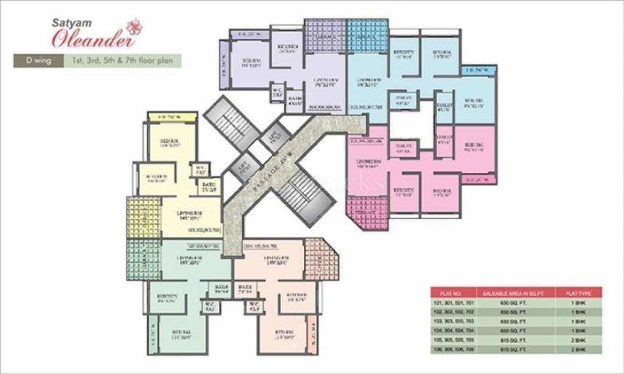  oleander Cluster Plan