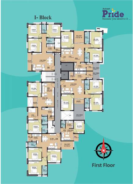 Cluster Plan for 1st Floor avinash-pride Cluster Plan for 1st Floor