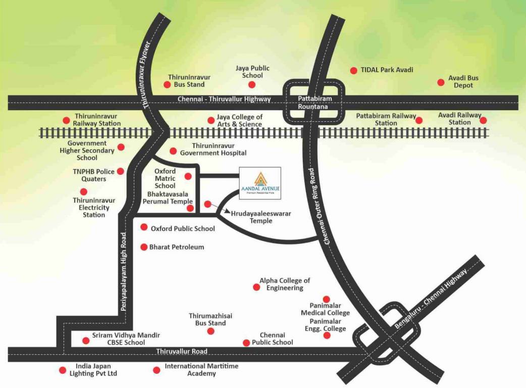  aandal avenue Location Plan