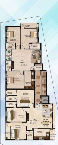  as-homes Arjun AS Homes Cluster Plan for 1st Floor