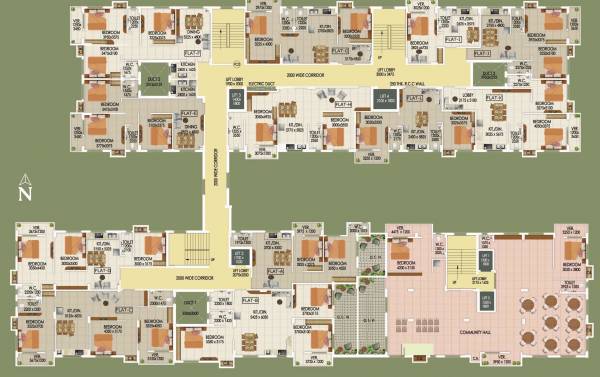  prime-tower Prime Tower Cluster Plan For 6th Floor
