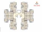 Tower A Cluster Plan for Typical Floor rudraksh-kasturi Tower A Cluster Plan for Typical Floor