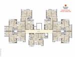 Tower B Cluster Plan for Typical Floor rudraksh-kasturi Tower B Cluster Plan for Typical Floor