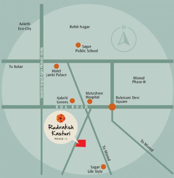  rudraksh-kasturi Location Plan